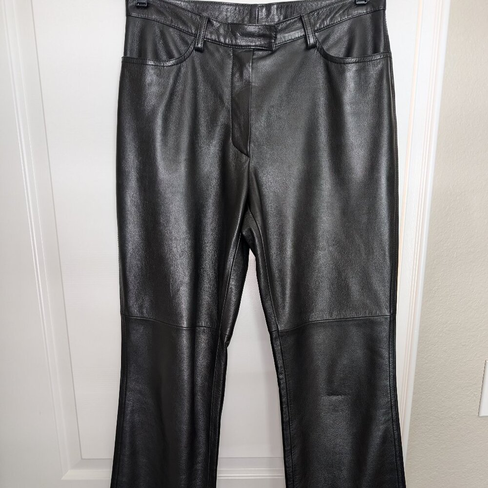 Bogner Sz 8-L Lambskin Leather Pants